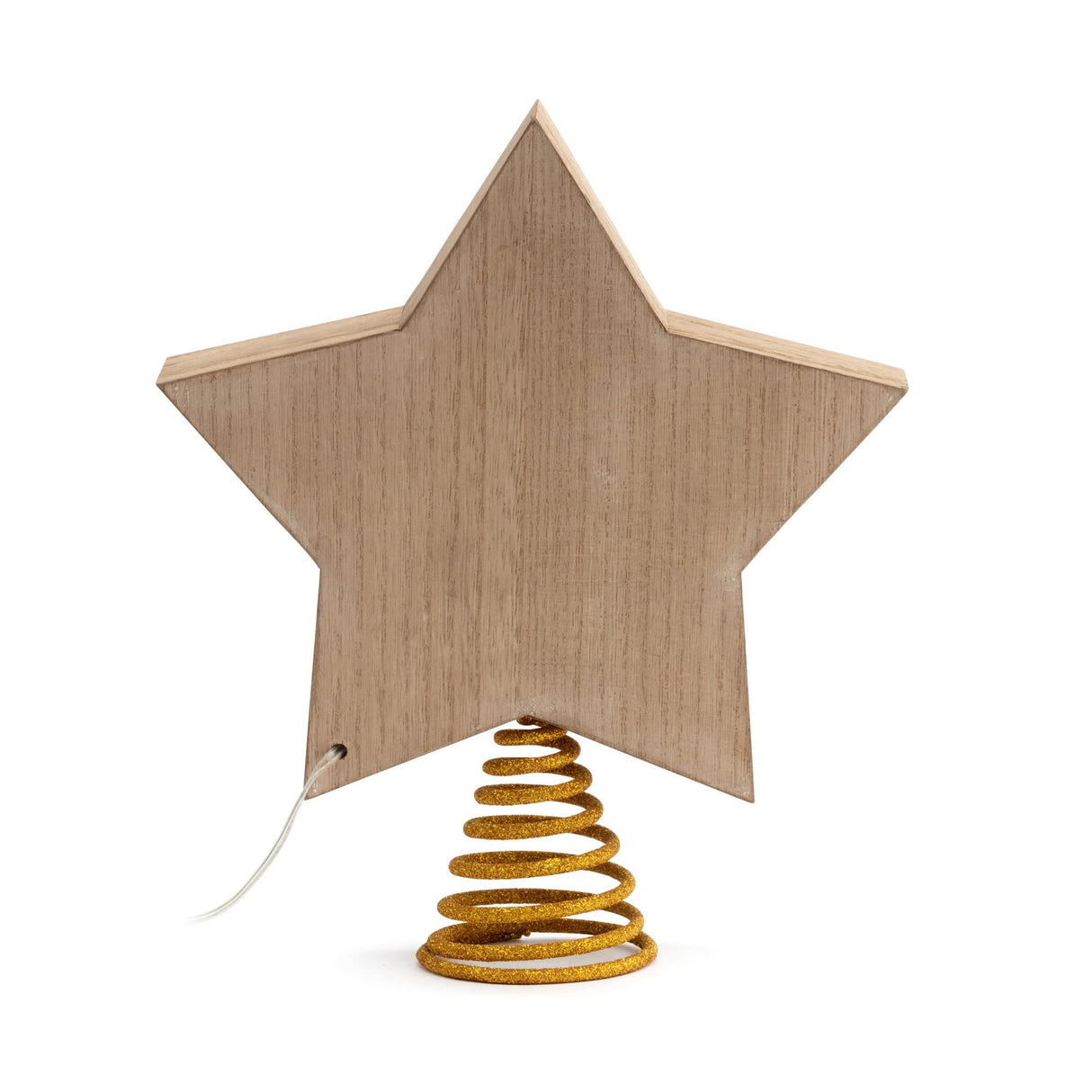 DEMDACO Gold Accented Wooden Star with Cutout Nativity Scene and Warm LED Shadow Box 10 x 8.5 Inches Christmas Tree Topper DEMDACO