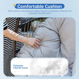 Egg Chair Hammock Chair Basket Chair Hanging Swing Chair UV Resistant Cushion with Stand for Indoor Bedroom Outdoor Garden Backyard FDW