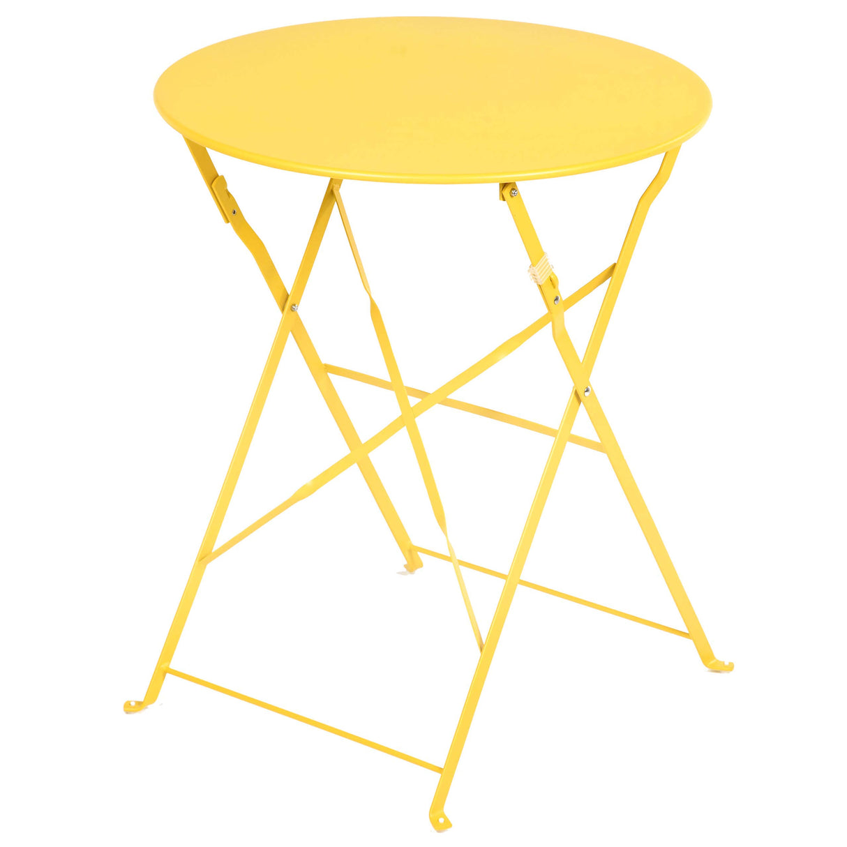 Grand patio 3-Piece Bistro Set Folding Outdoor Furniture Sets with Premium Steel Frame Portable Design for Bistro & Balcony, Yellow Grand patio