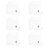 Arkwright Pot Holders for Kitchen - Heat Resistant Square Hot Pads Set of 12, Professional Grade Washable Cotton Coaster for Oven, Cooking and Baking, 7 x 7 in, White Arkwright LLC