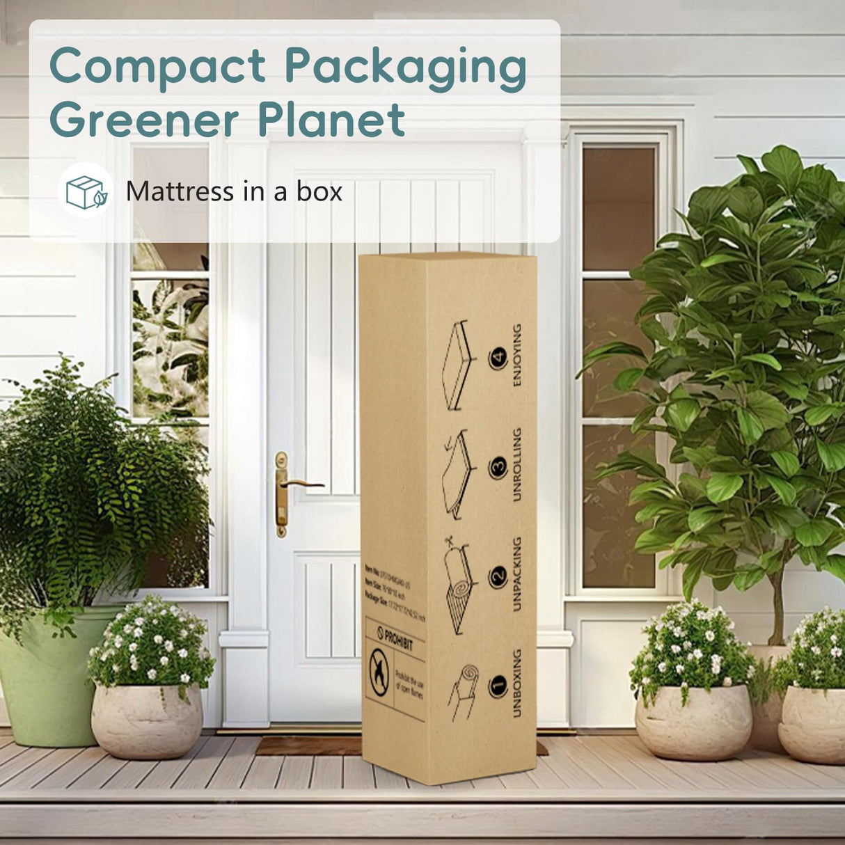 Full Memory Foam Mattress, 10 Inch Memory Foam Mattress in a Box, Fiberglass Free, Medium Feel, Breathable Cooling Layers, Certified Safe Materials for Pressure & Pain Relief, Soft and Comfortable Hoowlpoen