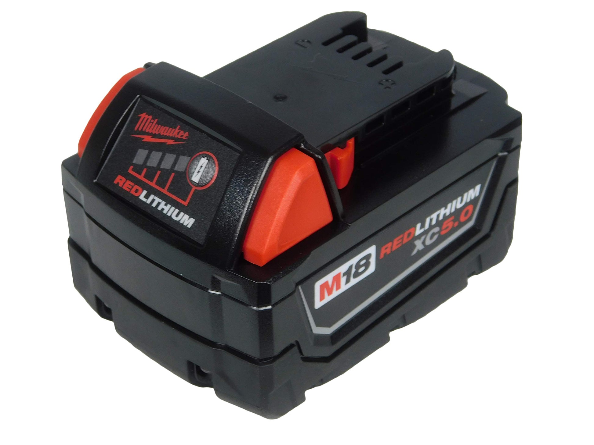 Milwaukee 2663-20 1/2" Impact Wrench,48-11-1850 5Ah Battery, 48-59-1812 Charger - WoodArtSupply