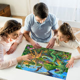 Puzzles for Kids Ages 4-8 Year Old,100 Piece Dinosaur Jigsaw Puzzle for Toddler Children Learning Educational Puzzles Toys for Boys and Girls - Every Piece is Unique… RANSUNN
