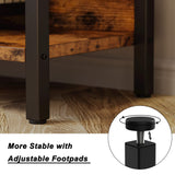 Triple Wide Industrial Bookshelf with 5 Tiers and Metal Frame by IRONCK IRONCK