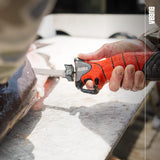 BUBBA Pro Series Lithium-Ion Electric Fillet Knife with Non-Slip Grip Handle, 4 Ti-Nitride S.S. Coated Non-Stick Reciprocating Blades, Charger and Case for Fishing BUBBA