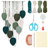 ACRNIGHEET Boho Macrame Leaf Kit for Adults Beginners Large DIY Macrame Kit Leaf Tassels Wall Hanging Elegant Wall Decor Bohemian Macrame Projects Handmade Enthusiast Gift ACRNIGHEET