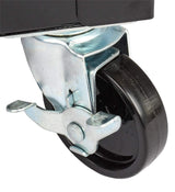 JEGS Heavy-Duty Tool Box Cart | 220 LBS Capacity | Uses Four 4” Caster Wheels | Includes 2 Keyes And 6 Drawer Liners | Black With JEGS Logo | 2 JEGS