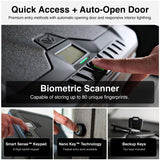 VAULTEK MR Series Dual Layer Smart Handgun Safe Multiple Pistol Storage Smart Safe with Biometric Scanner, Live Alerts, and Auto-Open Door (Biometric + WiFi) VAULTEK