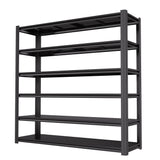 LI JIU HOME 84“H 6T Garage Shelving Heavy Duty Storage Shelves 3500 LBS Adjustable Metal Shelving Uints and Storage for Garage,Warehouse,School,Commercial,Business, 62 "W x 24 "D x 84 "H LI JIU HOME