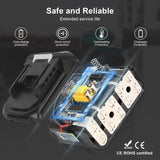 Aoasur 2 Packs 6.0Ah Powerful and Trusted Replacement for Makita 18V Battery, Compatible with Makita 18 Volt Battery BL1860, BL1850B, BL1850 Series Battery, Replacement Battery for Makita 18V Tools Aoasur