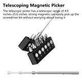 MulWark 63PC Magnetic Ratcheting Screwdriver Bit Set- Multibit Screw Driver, Screwdriver Bits- Slotted/Torx/Hex/Pozi/Philips/Square, Nut Drivers- SAE, Metric MULWARK