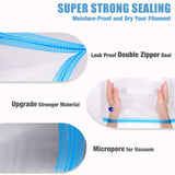 OVV3D Filament Storage Bags Kit 66pcs, 3D Printer Filament Storage 30 Bags Vacuum Sealed Kit with 30pcs Desiccant, Hand Pump, Perfect for 3D Filament Storage or Using After Filament Dryer Box OVVNYXE