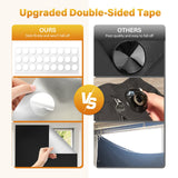 Keeswin Blackout Shades Curtains for Bedroom, No Drill Blinds for Windows, Portable DIY Blackout Blinds with Stickers for Baby Nursery, Bedroom and Travel (118 x 57 Inch) Keeswin