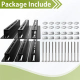 Fengone Heavy Duty Ceiling Storage Rack,Overhead Garage Storage Rack,Powder Coated Tote Storage Racks for Garages, Sheds, Storerooms (6 PCS, for 5 Bins) Fengone