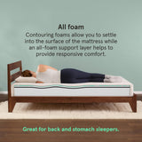 Kin By Tuft & Needle Medium Firm 10" Full Adaptive Foam Mattress in a Box, Cooling Pressure Relief, Balanced Support, 100 Night Trial, Fiberglass-Free, CertiPUR-US, 10-Year Limited Warranty Tuft & Needle