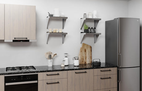 AmGood 12" X 16" Stainless Steel Wall Shelf | Metal Shelving | Garage, Laundry, Storage, Utility Room | Restaurant, Commercial Kitchen | NSF AmGood