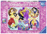 Ravensburger Disney Princesses - 100 Piece Jigsaw Puzzle for Kids | Unique Puzzle Pieces | Premium Quality | Ideal Educational Toy | Perfect Ravensburger
