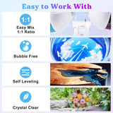 Bundle Set of 1.5 Gallon Deep Pour Epoxy Resin and 2 Gallon Epoxy Resin LET'S RESIN EPOXY RESIN