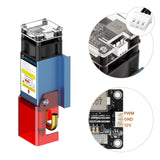 SCULPFUN S10 Laser Module for Laser Engraver,for S9 S10 S6 Pro Laser Engraving Machine,90W Effect Cutting Tool,with Air Nozzle,Detachable Eye Protection,Clean Cut Engraving Wood Metal Acrylic SCULPFUN