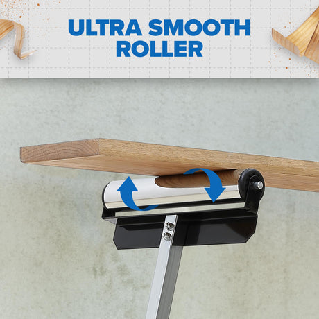 Houseables Roller Stand, Table Saw Outfeed Table, Outfeed Roller Stands for Woodworking, Roller Support Stand, Rolling Table Saw Stand, Power Tool Stands, Adjustable, Foldable, 135 LB Capacity, 2 Pack Houseables