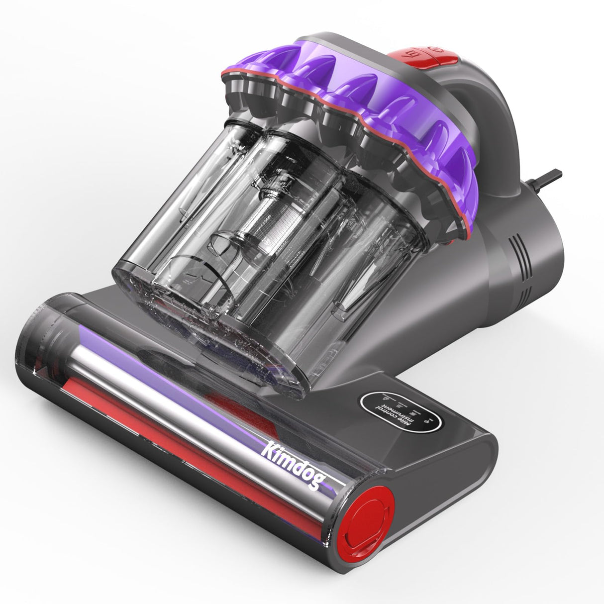 Kimdog Mattress Vacuum Cleaner 16Kpa Bed Vacuum with 253.7nm UV-C Light,140°F Heat & HEPA Filter,500W Powerful Handheld Upholstery Vacuum for Couch,Sofa & Pet Kimdog