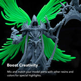 phrozen Standard Series 3D Printer Resin, 405nm DLP LCD UV-Curing Photopolymer Resin for Plastic Models, Action Figures, Jewelry, Prototyping, Bright Color (Neon-Peach, 1KG) phrozen