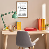 Before You Leave This Home Sign Wall Art Decor 16x11 Inch Rustic Farmhouse Living Room I Love You Inspirational Family Wood Framed Sign Entryway Motivationa And Romantic Wall Hang (Wood) comurdyo