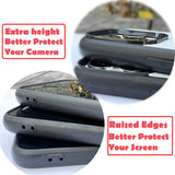 JUSTRY 5PCS Sublimation Blanks Phone Case Bulk Covers Compatible with Apple iPhone 14 Pro Max,6.7 Inch (2022),Easy to Sublimate DIY, Soft Rubber Case + Tempered Glass Inserts Support Wireless Charging JUSTRY