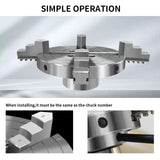 NNBWKIXI 6 Inch Wood Lathe Chuck Set 4 Jaws Self-Centering Lathe Chucks Thread 1 x 8TPI Lathe Chuck for Woodturning NNBWKIXI