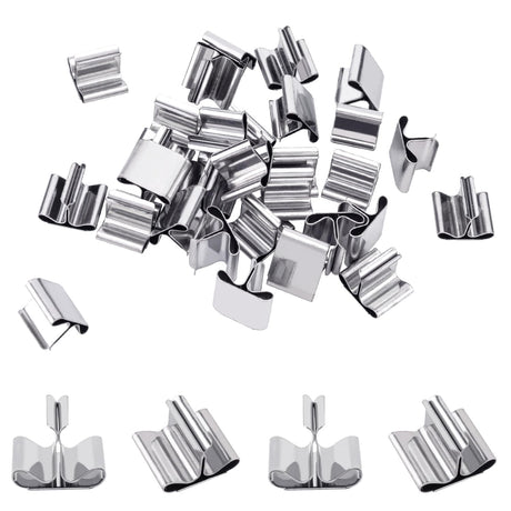 BEADNOVA Wood Candle Wick Clips 50pcs Wood Wick Base Sustainer Tabs for Candle Making and DIY (16mm/ 0.6 inch) BEADNOVA