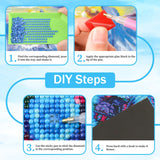 xcemhil Diamond Painting Kits for Adults Wolf, Animal Diamond Art for Beginners, Wolf Gem Painting Kits, DIY Animals for Gifts and Home Wall Decor 14x14 inch xcemhil