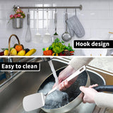 Kyraton Stainless Steel Spatulas Set, Silver Slotted Turner, Solid Turner, Kitchen Spatulas for Nonstick Cookware, Dishwasher Safe, Easy to Clean Kyraton