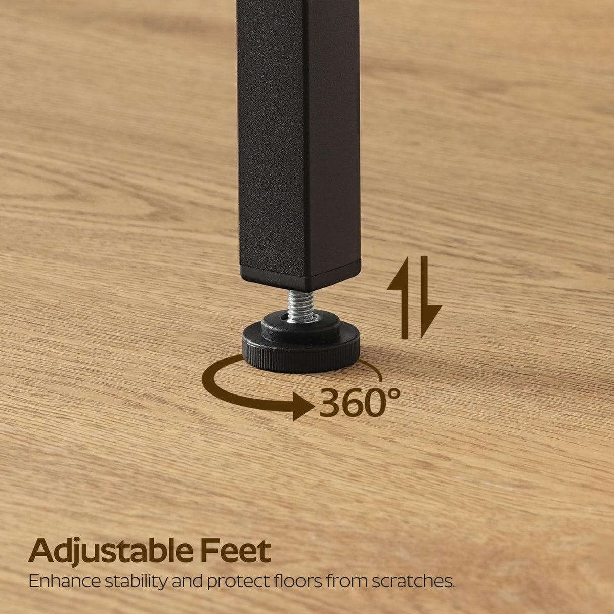 YATINEY Bar Table with LED Lights, Counter Height Table, Bar Height Table, Pub Table, Gaming Table, Metal Frame, for Living Room, Dining Room, Pub, Black BT01DBK YATINEY