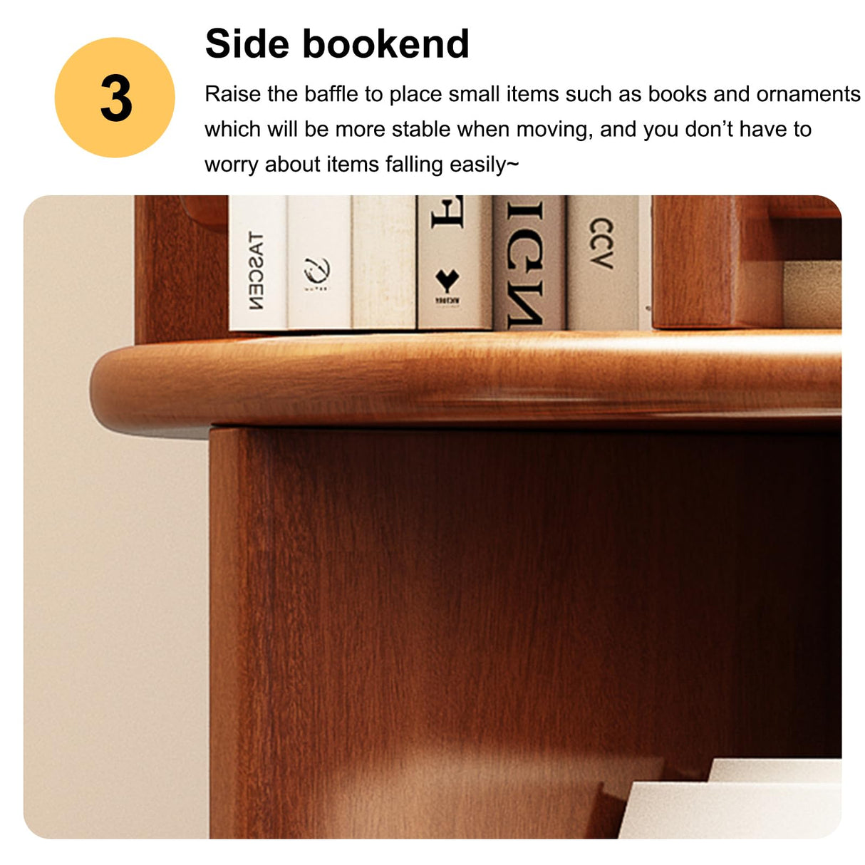 360° Rotating Solid Wood Bookshelf – 5 Tier Spinning Bookcase for Stylish Storage in Any Room LWQFHI