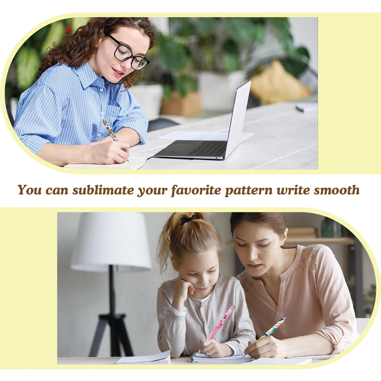 30 Pack Sublimation Pens Blank With Shrink Wrap, No Clip Heat Transfer Sublimation Ballpoint Pen, White Aluminum Personalized Customized Sublimation Pen for DIY Office School Stationery Supplies KEARTN