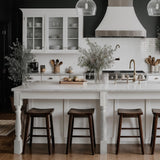 DoubleFill 2 Pcs Unfinished Kitchen Island Legs Farmhouse Solid Wood Table Legs Rubberwood Replacement Raised Panel Cabinet Column, 35.4" H x 3.7" W x 3.7" D DoubleFill