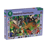 Mudpuppy Woodland Forest — 64 Piece Search & Find Puzzle Jigsaw Puzzle Featuring Diverse Woodland Animals and Over 40 Hidden Images to Find for Ages 4+ Mudpuppy