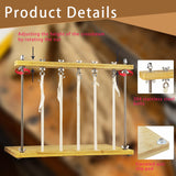 Bookbinding Sewing Frame Set,Hand Make Bookbinding Kits,Includes Bone Folder, Paper Creaser, Awl, Curved Needles, Waxed Thread, Glue Brush, and Bookbinding Supplies for Handmade Books Griiyakii