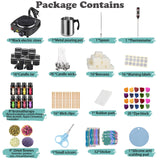 Complete Candle Making Kit With Wax Melter, Candle Making Supplies, DIY Arts&Crafts Kits Gift For Adults,Beginners,Including Bees Wax,500w Electric Stove,Wicks,Rich Scents,Wick Clips,Pouring Pot Etc. Haccah