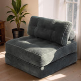 LFCREATOR Folding Sofa Bed,Convertible Sleeper Chair for Adults, Folding Sofa Bed Foam Filling Couch with Pillow，Sleeper Chairs Single Size Floor Mattress LFCREATOR