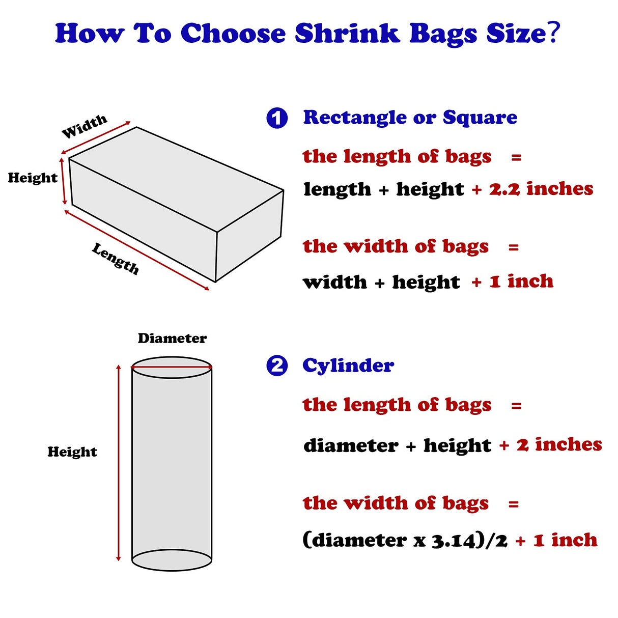 Shrink Wrap Bags,100 Pcs 6x12 Inches Clear PVC Heat Shrink Wrap for Packagaing Soap,Bath Bombs,Candles, Jars and Homemade DIY Projects Morepack