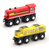 SainSmart Jr. Wooden Train Set Accessories, Magnetic Toy Car Set (10 PCS), Compatible with All Major Brands, Gift for Toddlers, Boys, and Girls Aged 3+ SainSmart Jr.