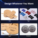 Mecpow X3 Laser Engraver, 5W(5000mW output) Laser Cutter, 60W Laser Engraving Cutting Machine, Laser Engraver for Wood and Metal w/Emergency Stop, Flame & Gyro Detection, 16.0 x 15.7" Mecpow