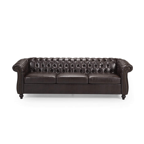 Christopher Knight Home Norma Sofas, Brown, Dark Brown Christopher Knight Home