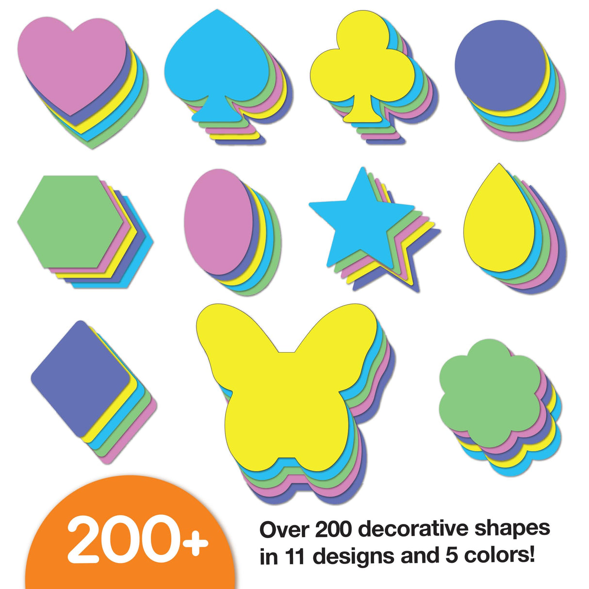 264pcs DIY Party Crown Kit – Makes 12 Princess King Children's Party Crowns, US Made HAPPY Colored Card Stock Easy Punch Out Craft for Royal Themed Birthday Party, Play Dates, Children's Theater Plays FreshCut Crafts