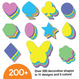 264pcs DIY Party Crown Kit – Makes 12 Princess King Children's Party Crowns, US Made HAPPY Colored Card Stock Easy Punch Out Craft for Royal Themed Birthday Party, Play Dates, Children's Theater Plays FreshCut Crafts