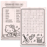 Hello Kitty Word Search Puzzle Book Set for Kids - Bundle with Hello Kitty Activity Books with Word Find Puzzles, Stickers, Crayons, More | Hello Kitty Word Search Book Hello Kitty