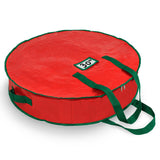 Handy Laundry, Christmas Wreath Storage Bag - Durable, Tarp Material, Zipper, Sturdy Carry Handles, Pest Protection - Ideal Home, Garage Organization for Seasonal Holiday Wreath Decorations. (30") Handy Laundry