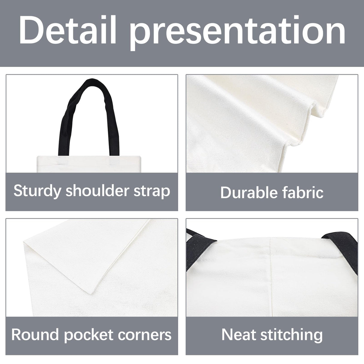 OKBA 20 PCS Sublimation Blanks Tote bags,sublimation make up bags canvas bags bulk, scrawl shopping bag OKBA