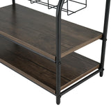 VECELO Magazine Rack FloorStanding,Magazine Display Stand Brochures Newspaper Holders,with 2 Shelves Board for Office,Library,Exhibition Hall,Hospital Indoor&Outdoor,Grey VECELO